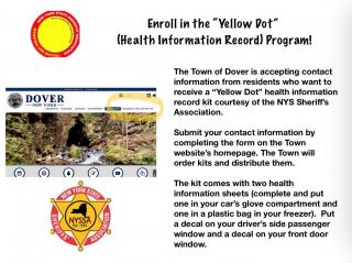 Request a Yellow Dot (Medical Information) Kit